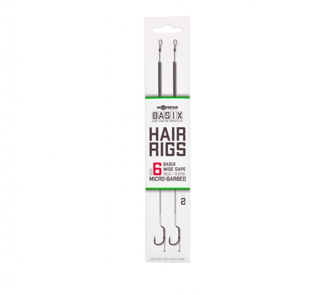 Nadväzec Basix Hair Rigs Wide Gape / Háčiky / naviazané háčiky